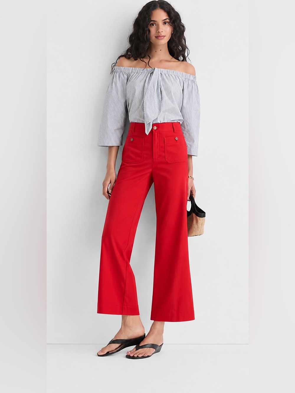 LOFT The Palmer Wide Leg Pants Size 2 NWOT